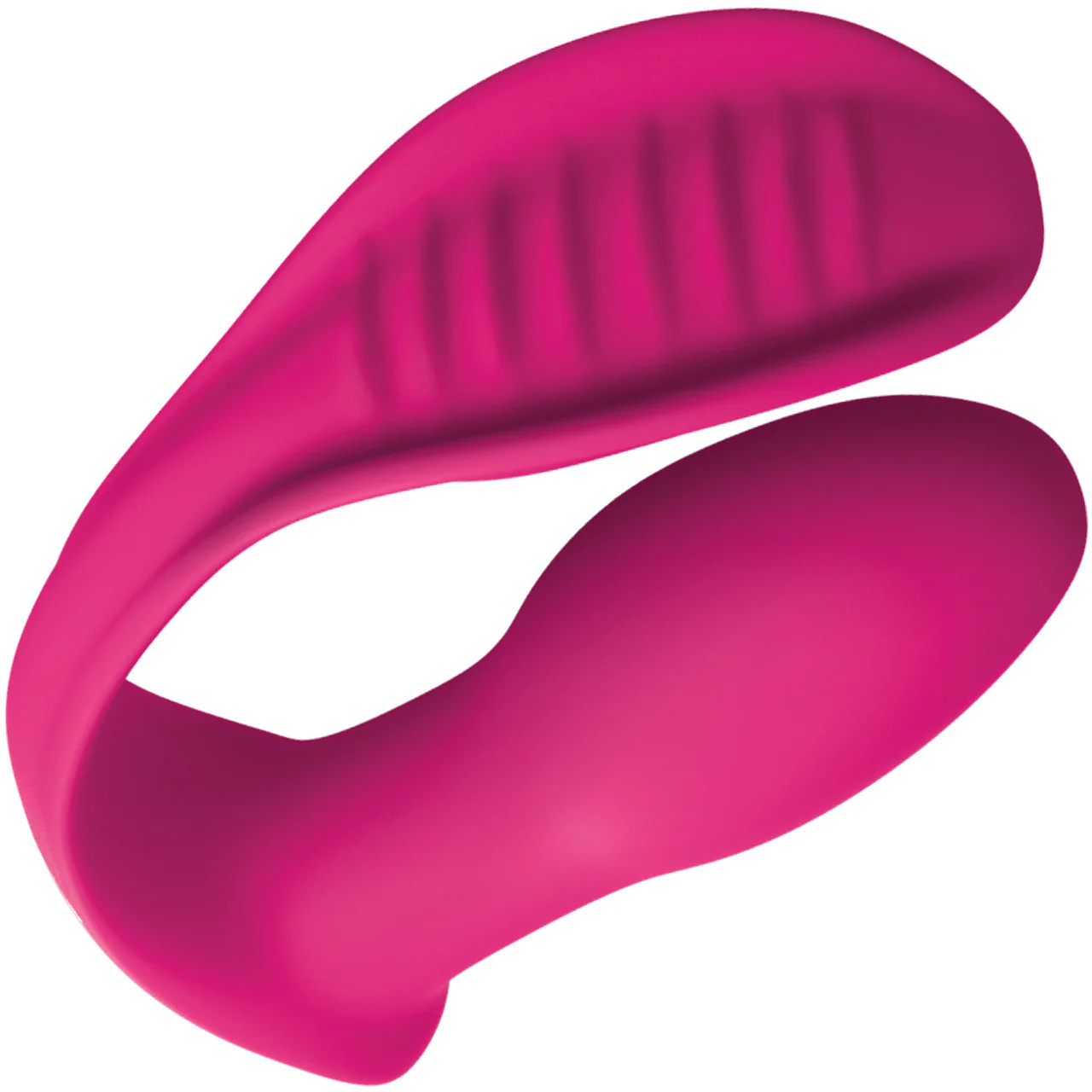 3Some Double Ecstasy Dual Stimulation Rechargeable Remote Control Silicone Vibrator - Image 4