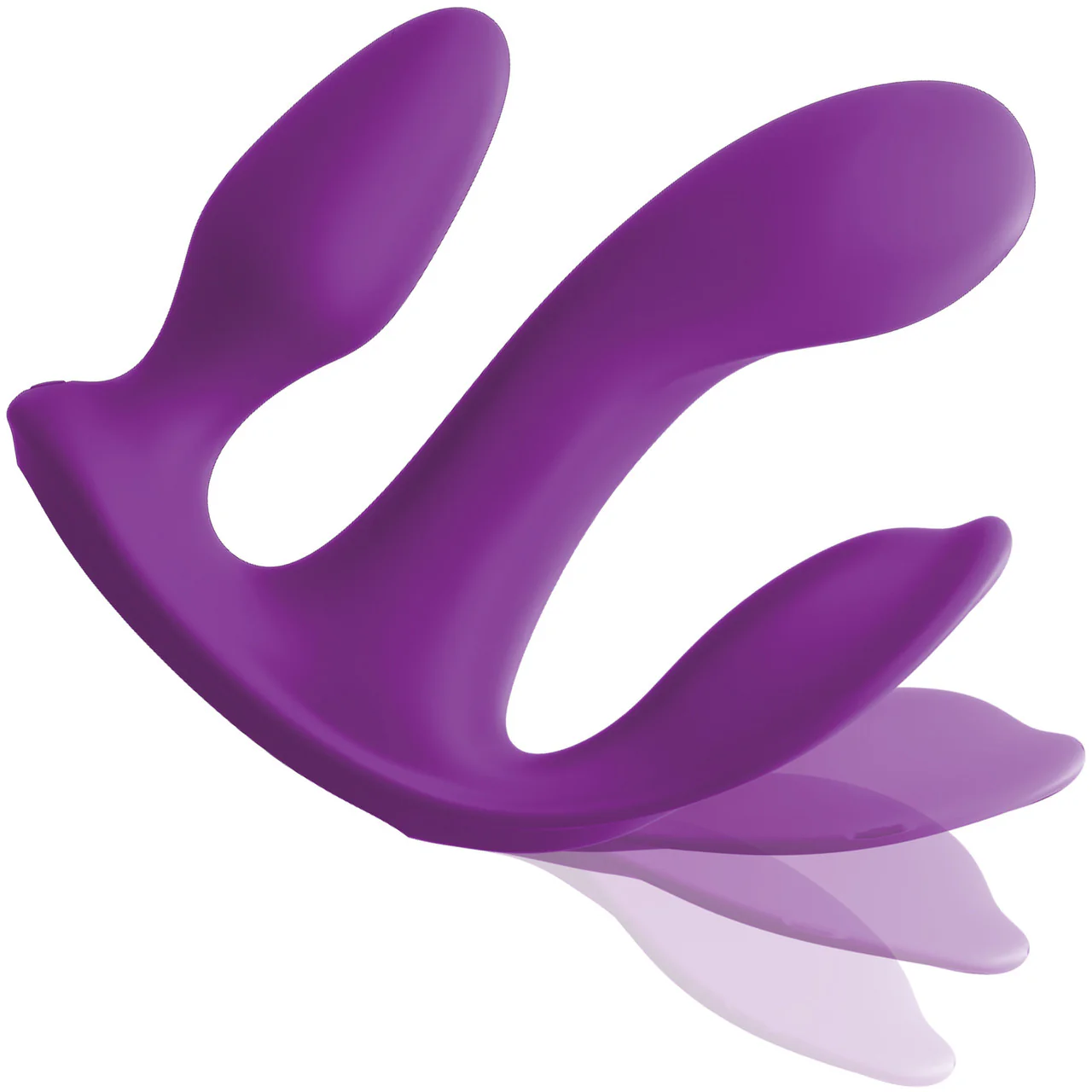 3Some Total Ecstasy Triple Stimulation Rechargeable Remote Controlled Silicone Vibrator - Image 3