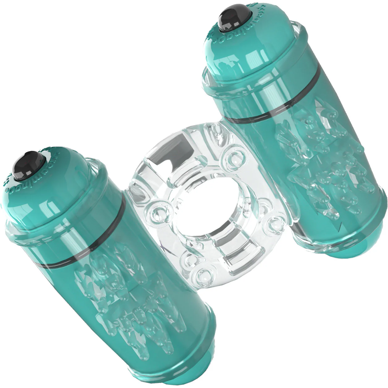 4B Double Wammy Dual Motor Vibrating Cock Ring By Screaming O - Kiwi - Image 2