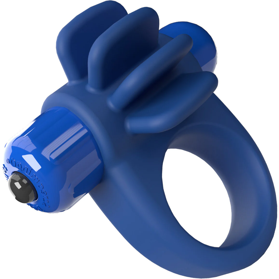 4B Skooch Vibrating Silicone Cock Ring By Screaming O - Blueberry - Image 2