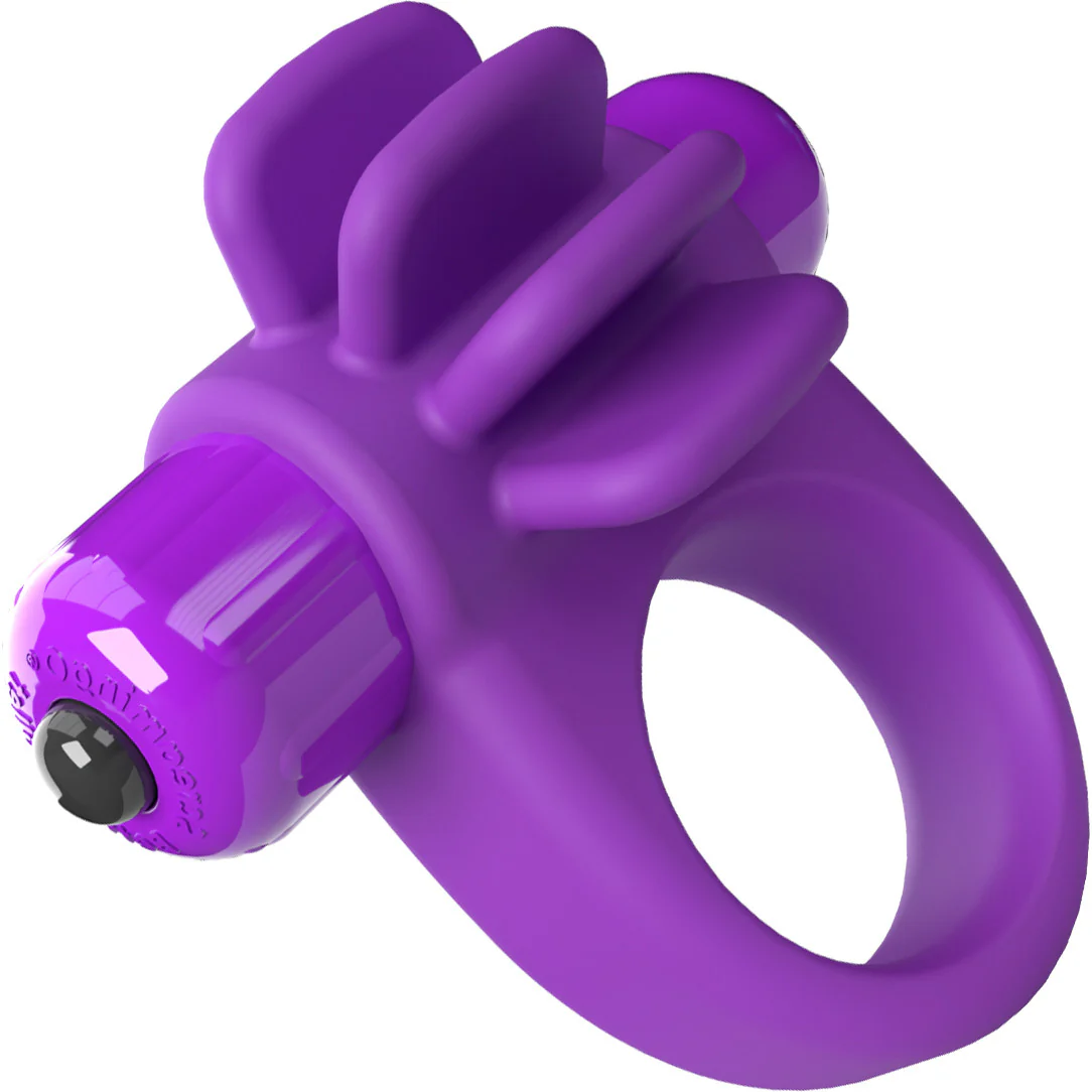 4B Skooch Vibrating Silicone Cock Ring By Screaming O - Grape - Image 2
