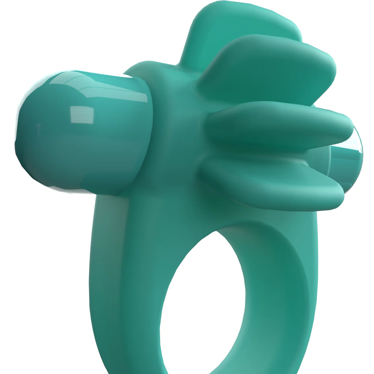 4B Skooch Vibrating Silicone Cock Ring By Screaming O - Kiwi - Image 3