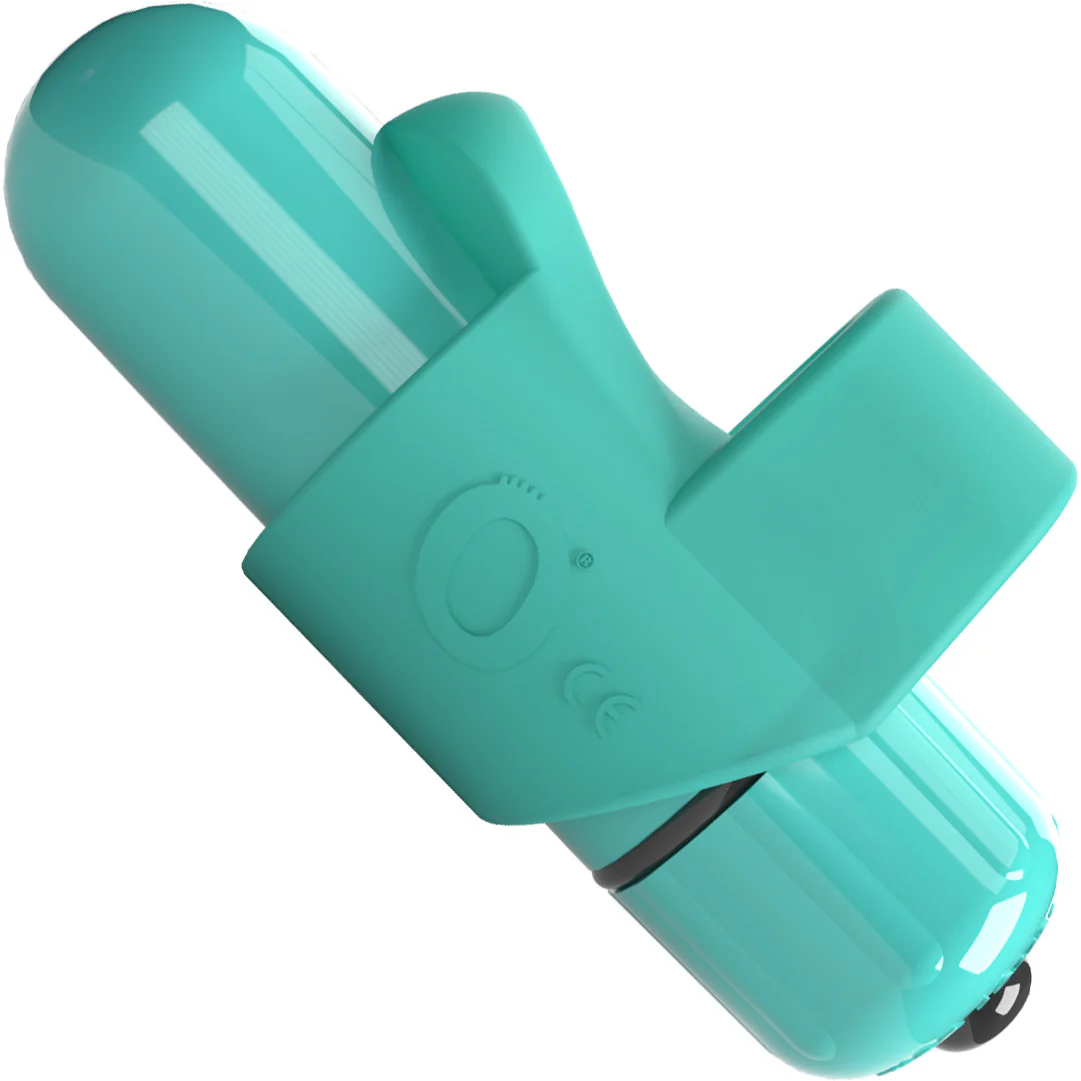 4T FingO Slim Silicone Fingertip Bullet Vibrator By Screaming O - Kiwi - Image 2