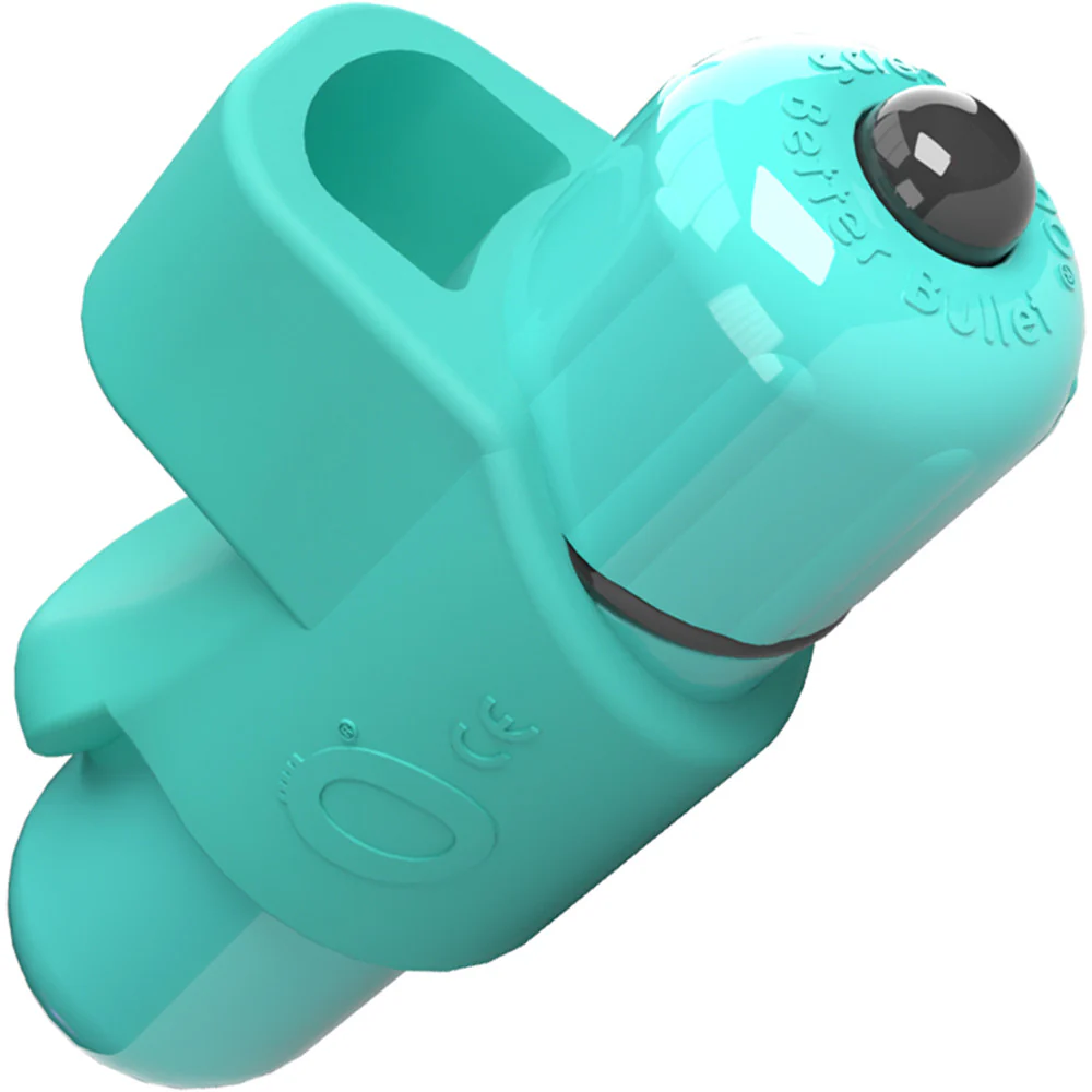 4T FingO Slim Silicone Fingertip Bullet Vibrator By Screaming O - Kiwi - Image 3