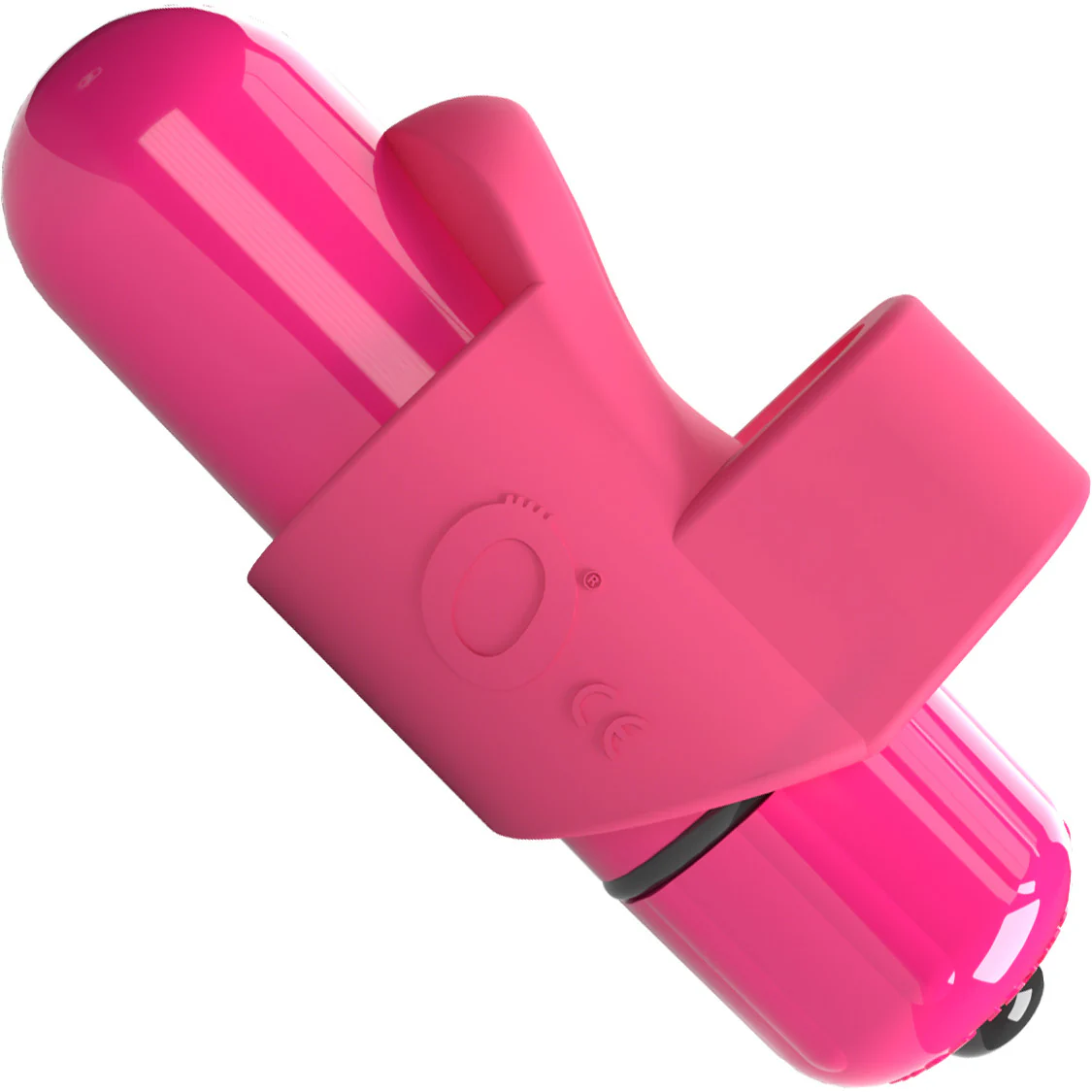 4T FingO Slim Silicone Fingertip Bullet Vibrator By Screaming O - Strawberry - Image 2