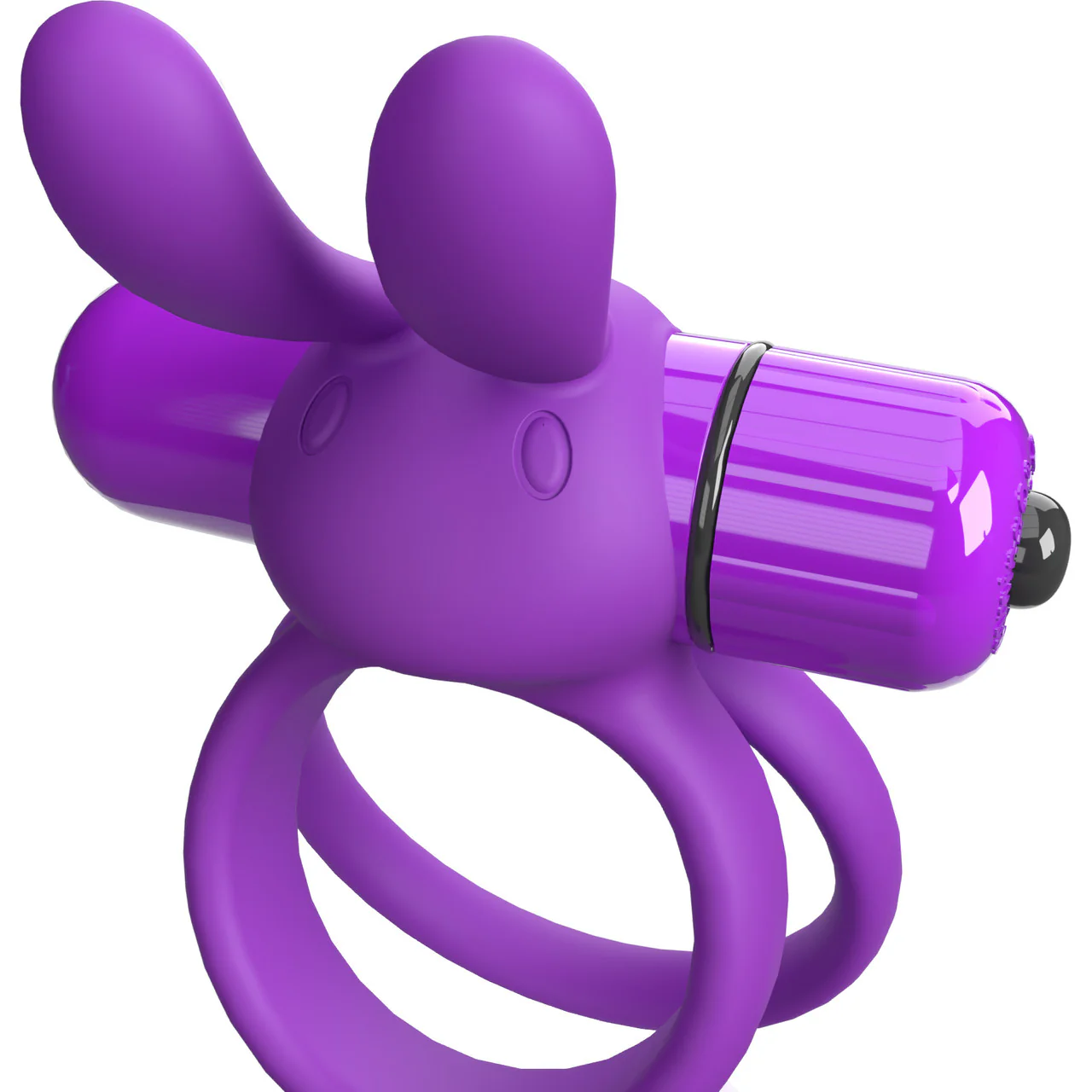 4T Ohare XL Vibrating Silicone Cock Ring By Screaming O - Grape - Image 3