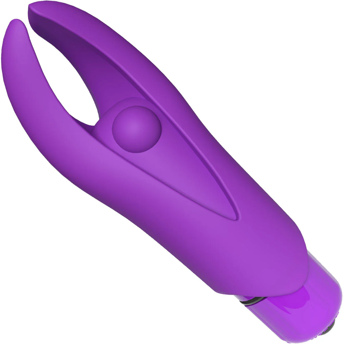4T Screamin Demon Mini Vibrating Bullet With Silicone Horned Sleeve By Screaming O - Grape - Image 2