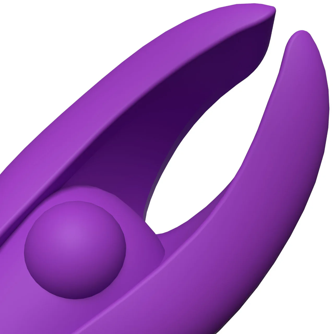 4T Screamin Demon Mini Vibrating Bullet With Silicone Horned Sleeve By Screaming O - Grape - Image 3