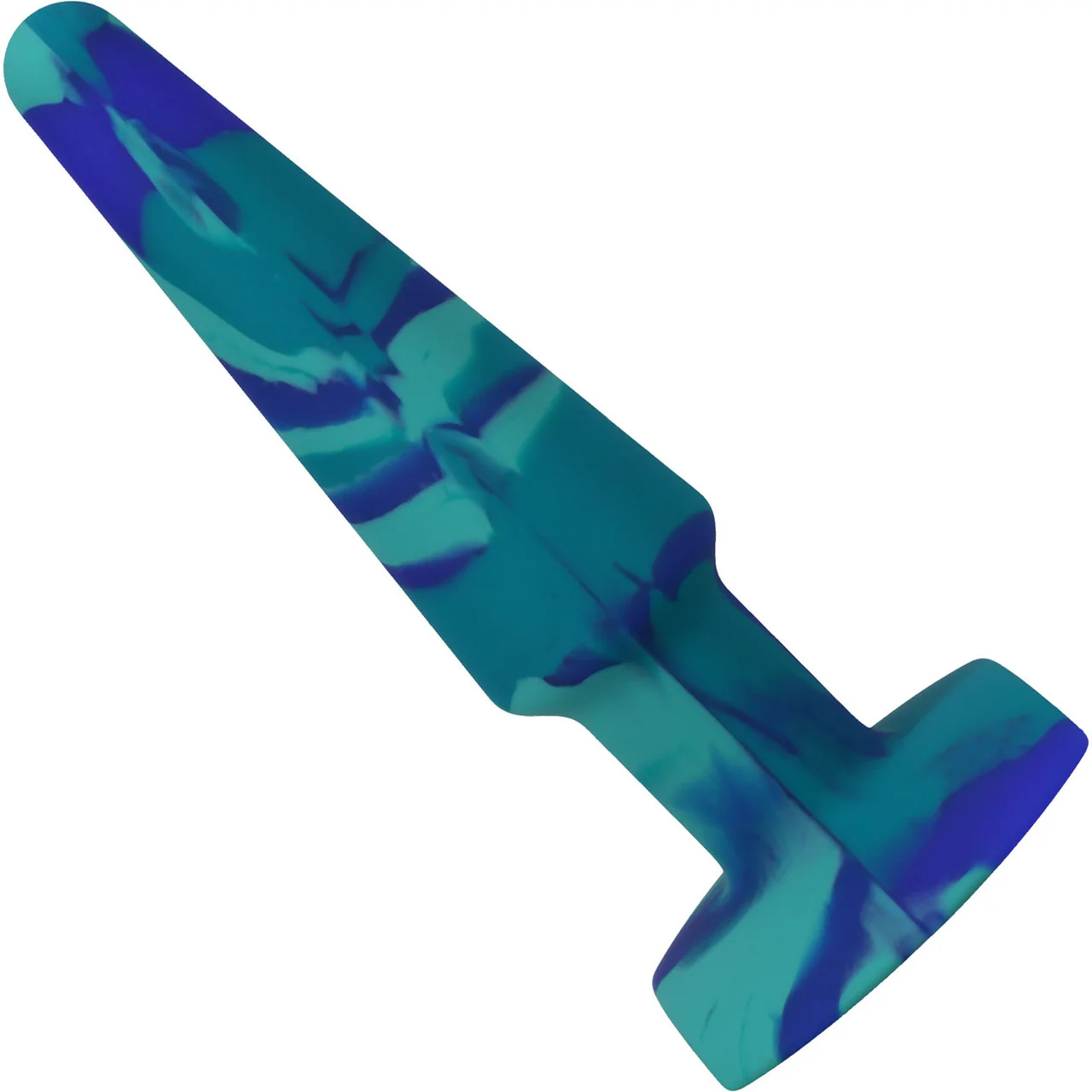 A-Play Groovy Silicone 5" Anal Plug By Doc Johnson - Ocean - Image 2