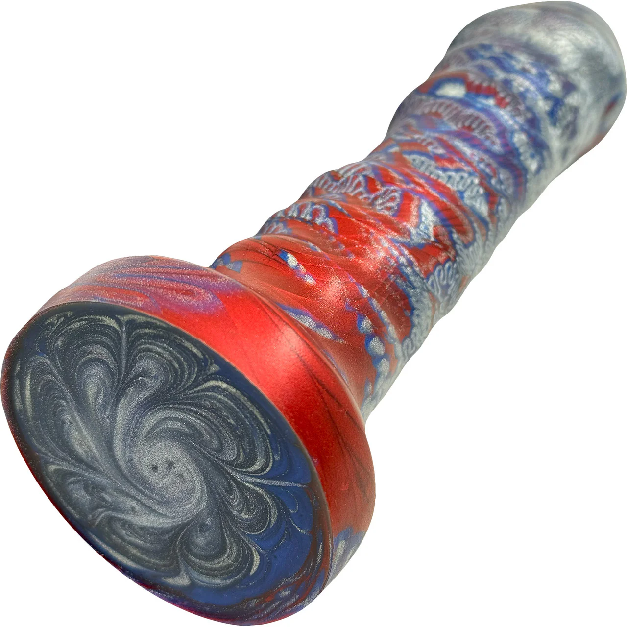A-Spot Avenger 8.5" Silicone Fantasy Dildo By Uberrime - The Patriot - Image 5
