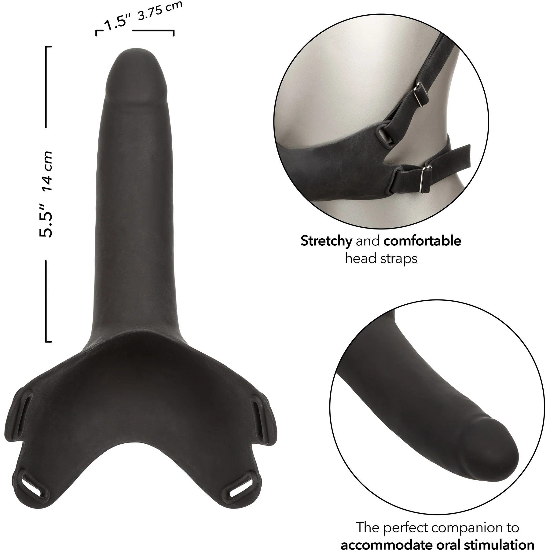 Accommodator Silicone Dong Oral Stimulation Penetrator By CalExotics - Image 15