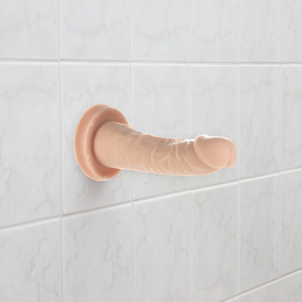 Addiction - Edward 6" Silicone Suction Cup Dildo - Vanilla - Image 5