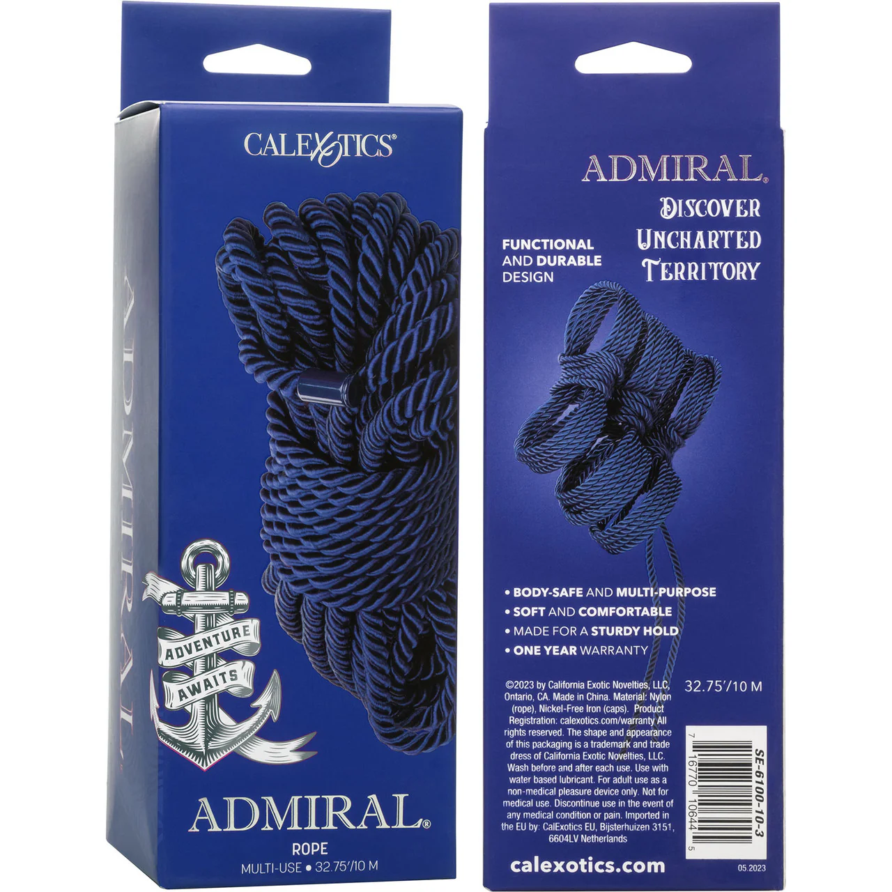 Admiral 32.75 Foot Rope By CalExotics - Blue - Image 3