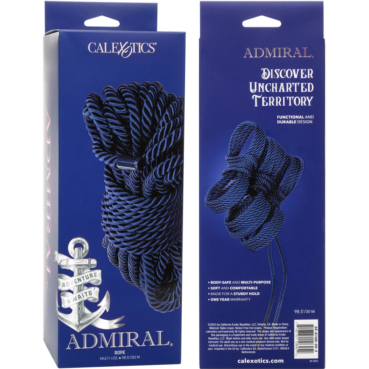 Admiral 98.5 Foot Rope By CalExotics - Blue - Image 3