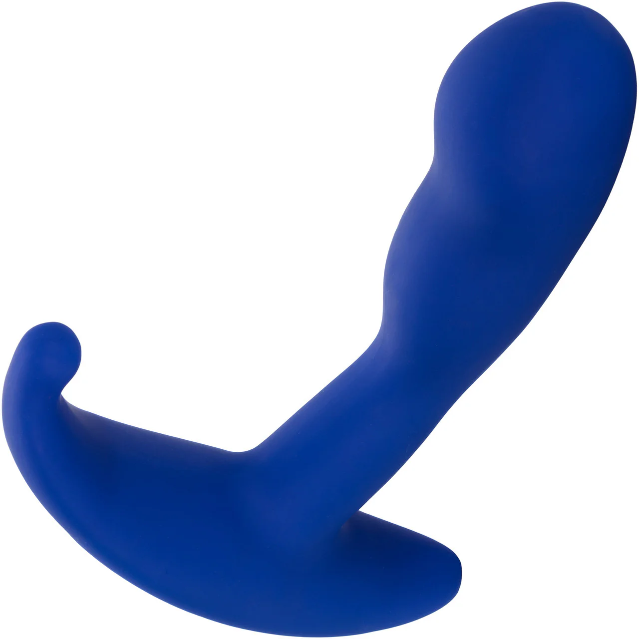 Admiral Advanced Prostate Vibrating Silicone Curved Probe By CalExotics - Blue - Image 4