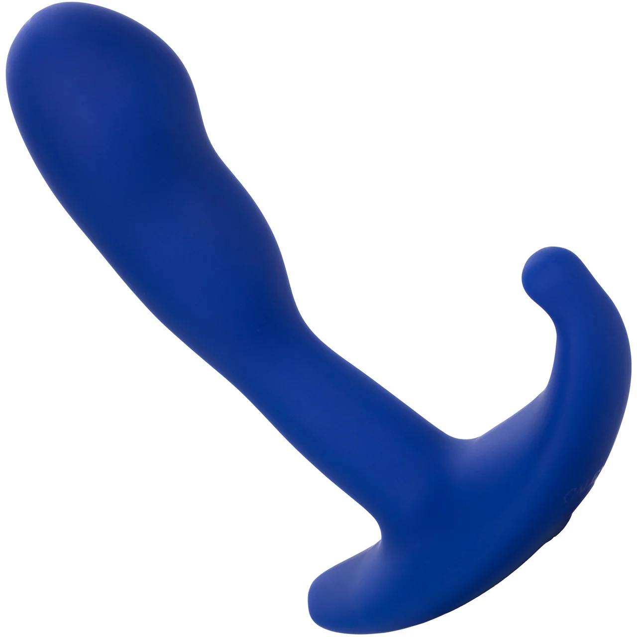 Admiral Advanced Prostate Vibrating Silicone Curved Probe By CalExotics - Blue - Image 5