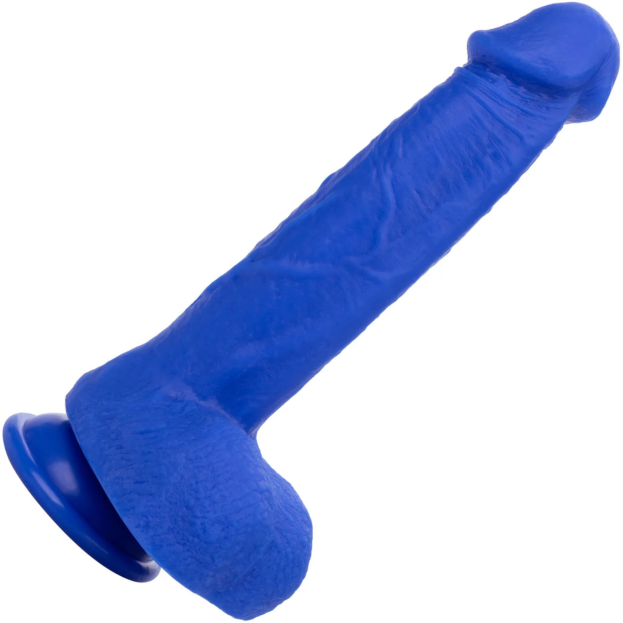 Admiral Captain 8" Rechargeable Waterproof Vibrating Silicone Suction Cup Dildo By CalExotics - Blue - Image 7