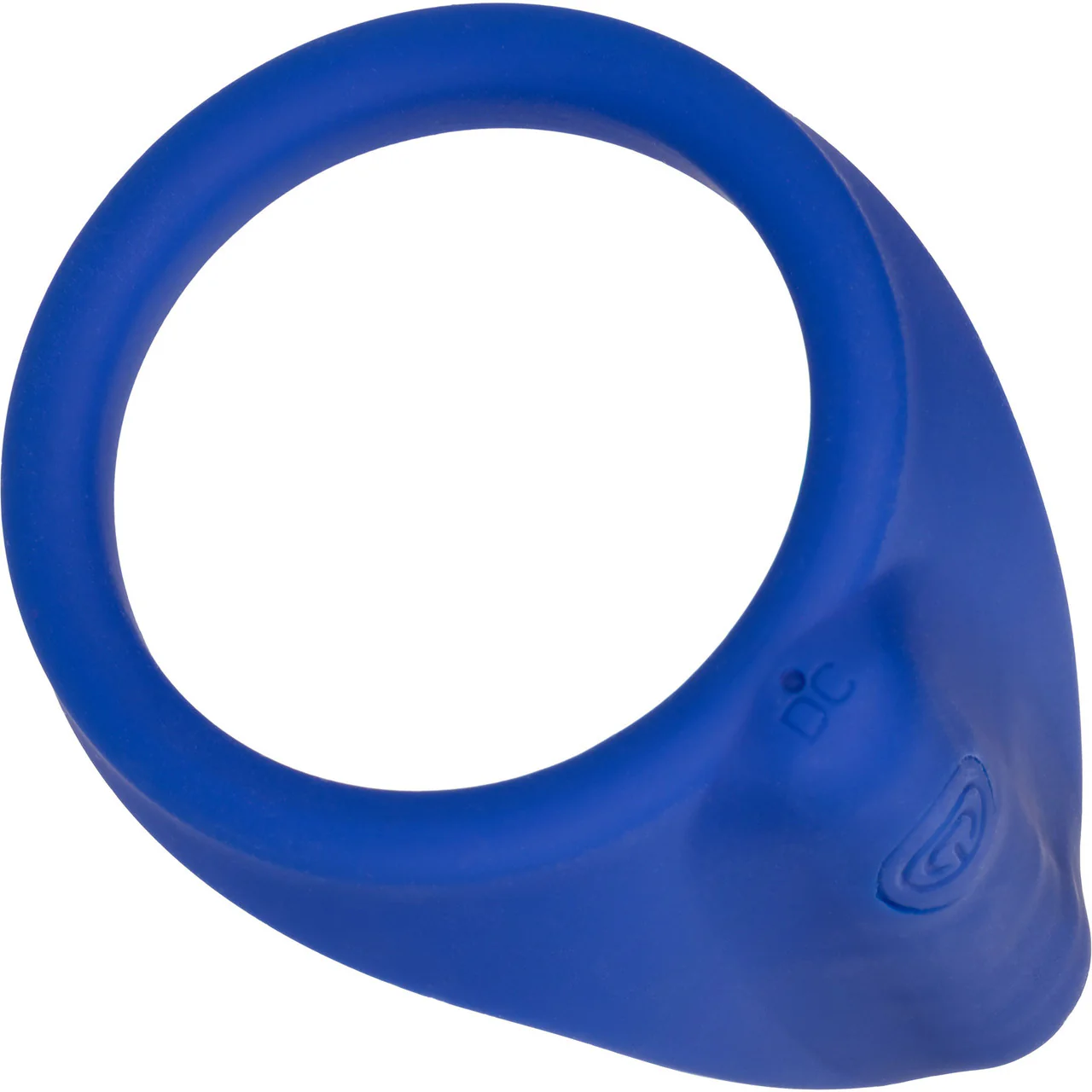 Admiral Liquid Silicone Rechargeable Waterproof Vibrating Perineum Massager & Cock Ring By CalExotics - Blue - Image 3