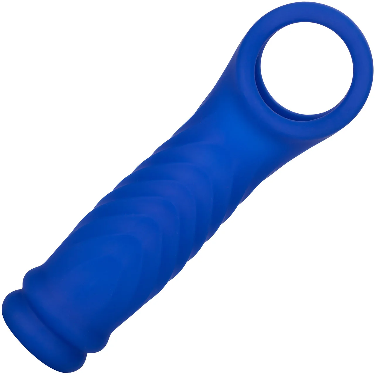 Admiral Liquid Silicone Wave Penis Extension By CalExotics - Blue - Image 6