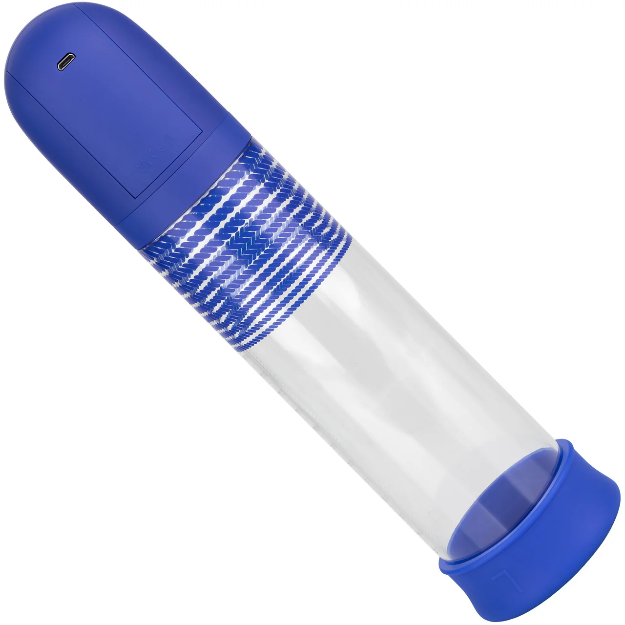 Admiral Rechargeable Rock Hard Penis Pump Kit By CalExotics - Blue - Image 5