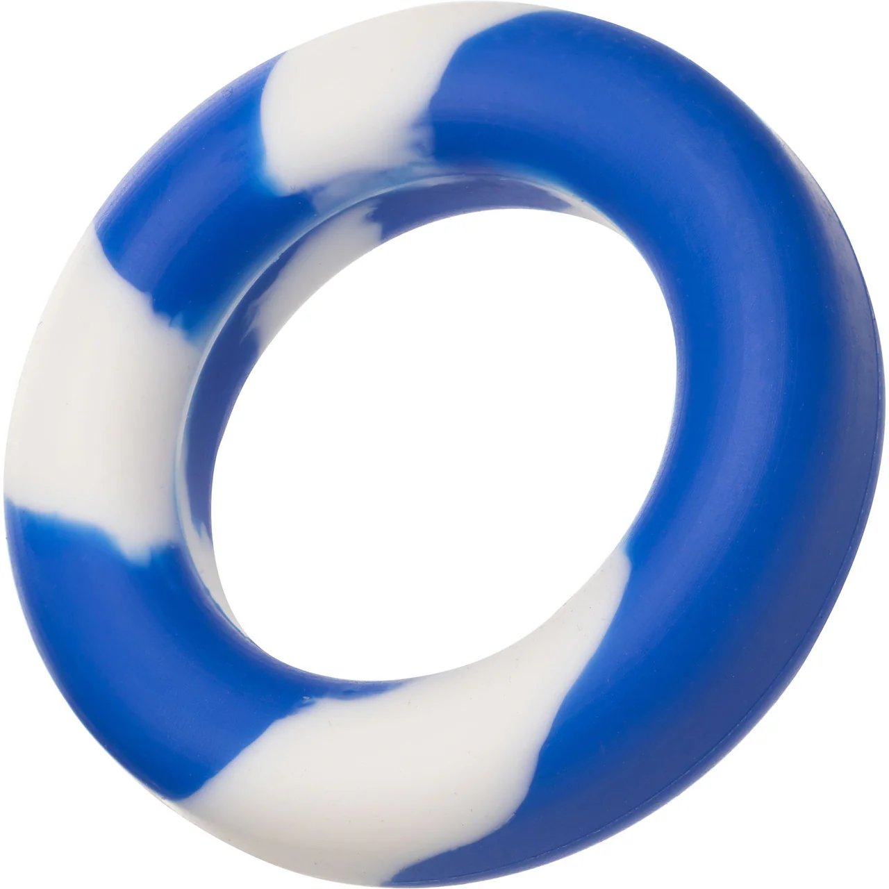 Admiral Silicone 2-Piece Stretchy Cock Ring Set - Blue & White - Image 3