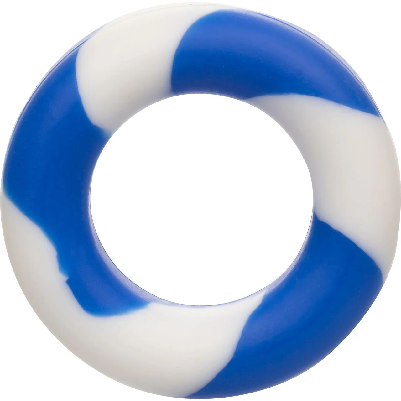 Admiral Silicone 2-Piece Stretchy Cock Ring Set - Blue & White - Image 4