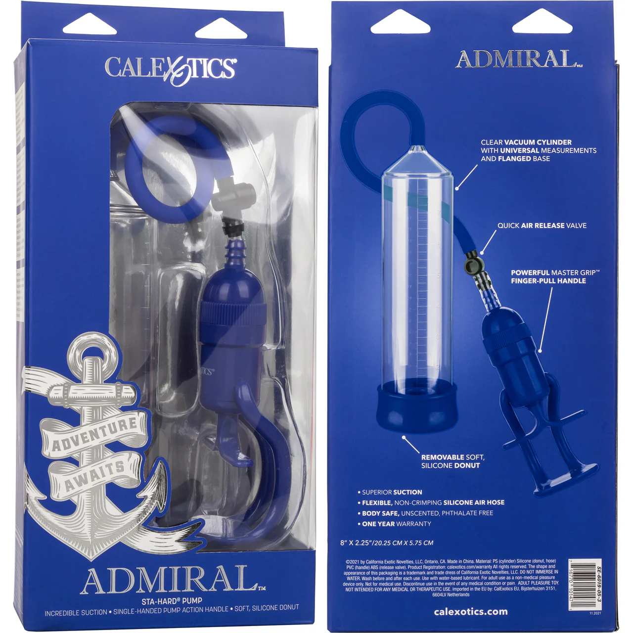 Admiral Sta-Hard Penis Pump By CalExotics - Image 7