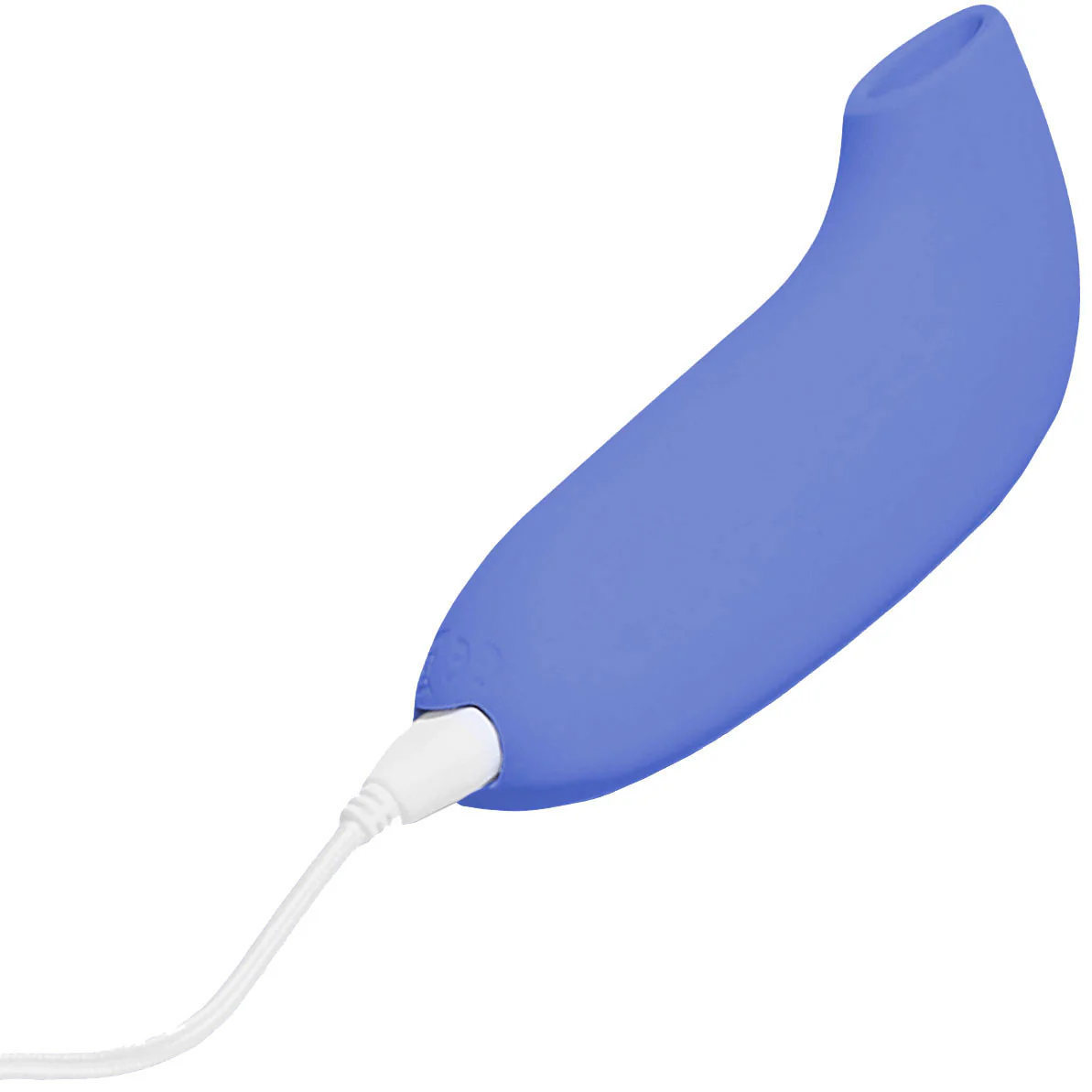 AER Silicone Rechargeable Waterproof Pressure Wave Suction Toy By Dame - Periwinkle - Image 3