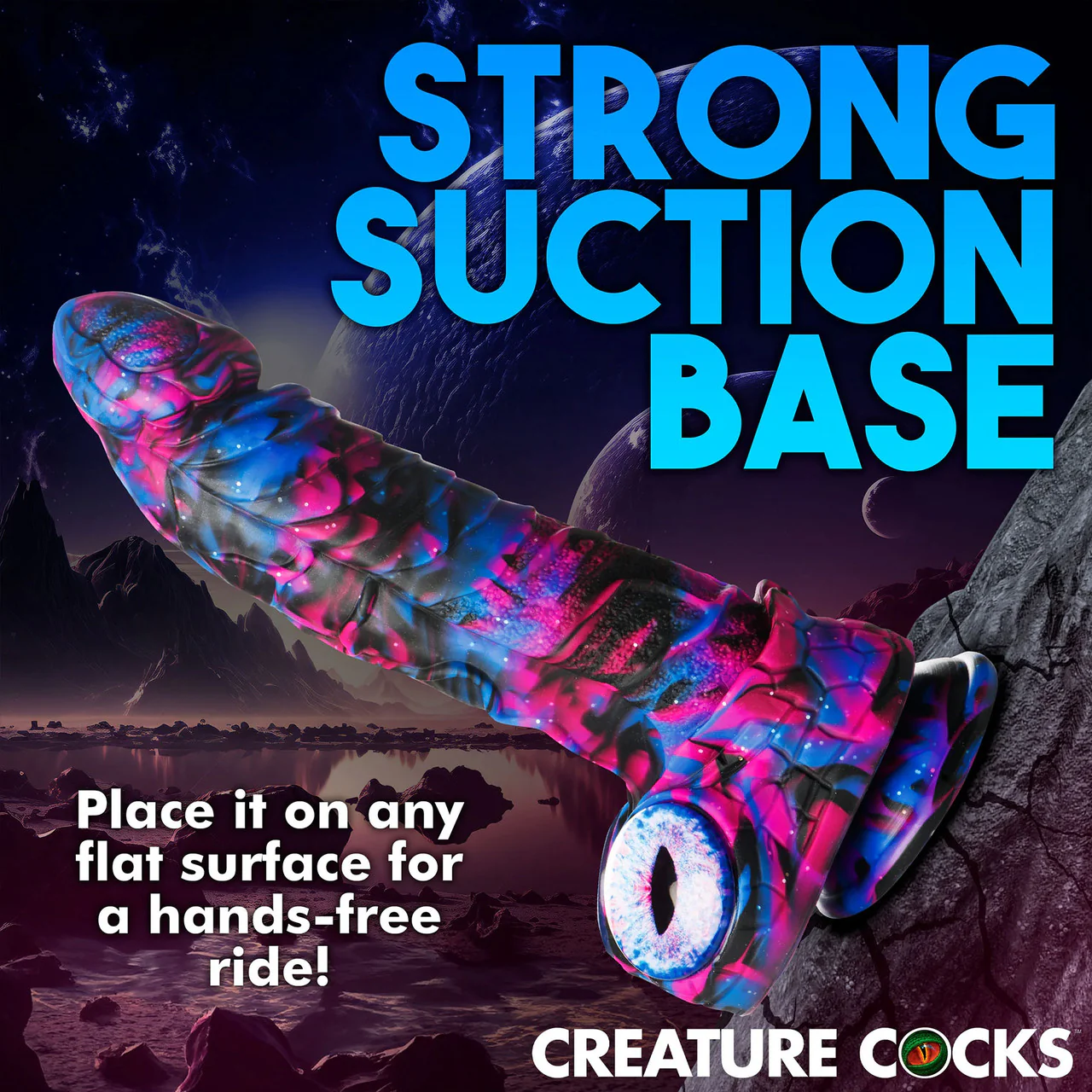 Alienoid 8.75" Silicone Suction Cup Dildo By Creature Cocks - Image 10