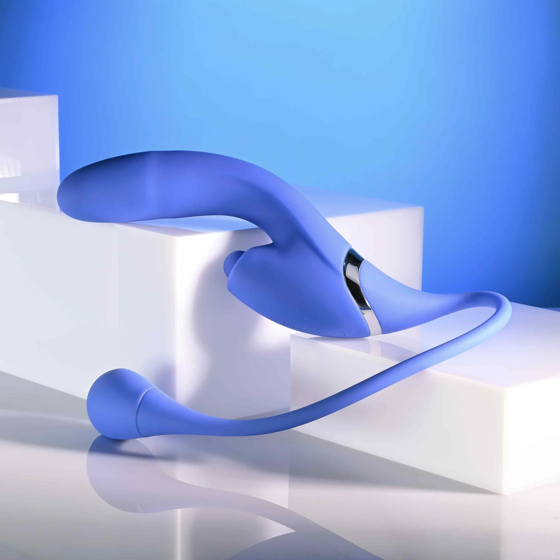 All In Rechargeable Silicone Triple Stimulation Vibrator By Evolved Novelties - Image 6