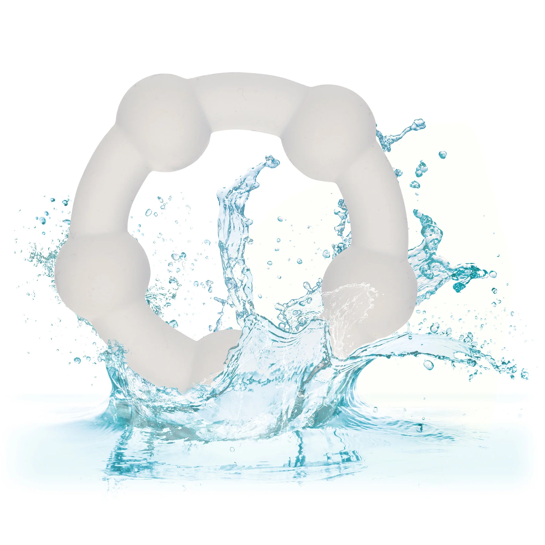 Alpha Liquid Silicone Beaded 3 Piece Cock Ring Set - Image 3
