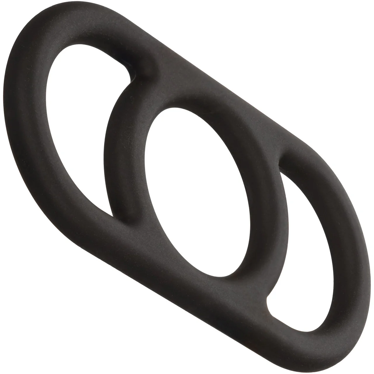 Alpha Liquid Silicone Commander Cock Ring By CalExotics - Black - Image 3