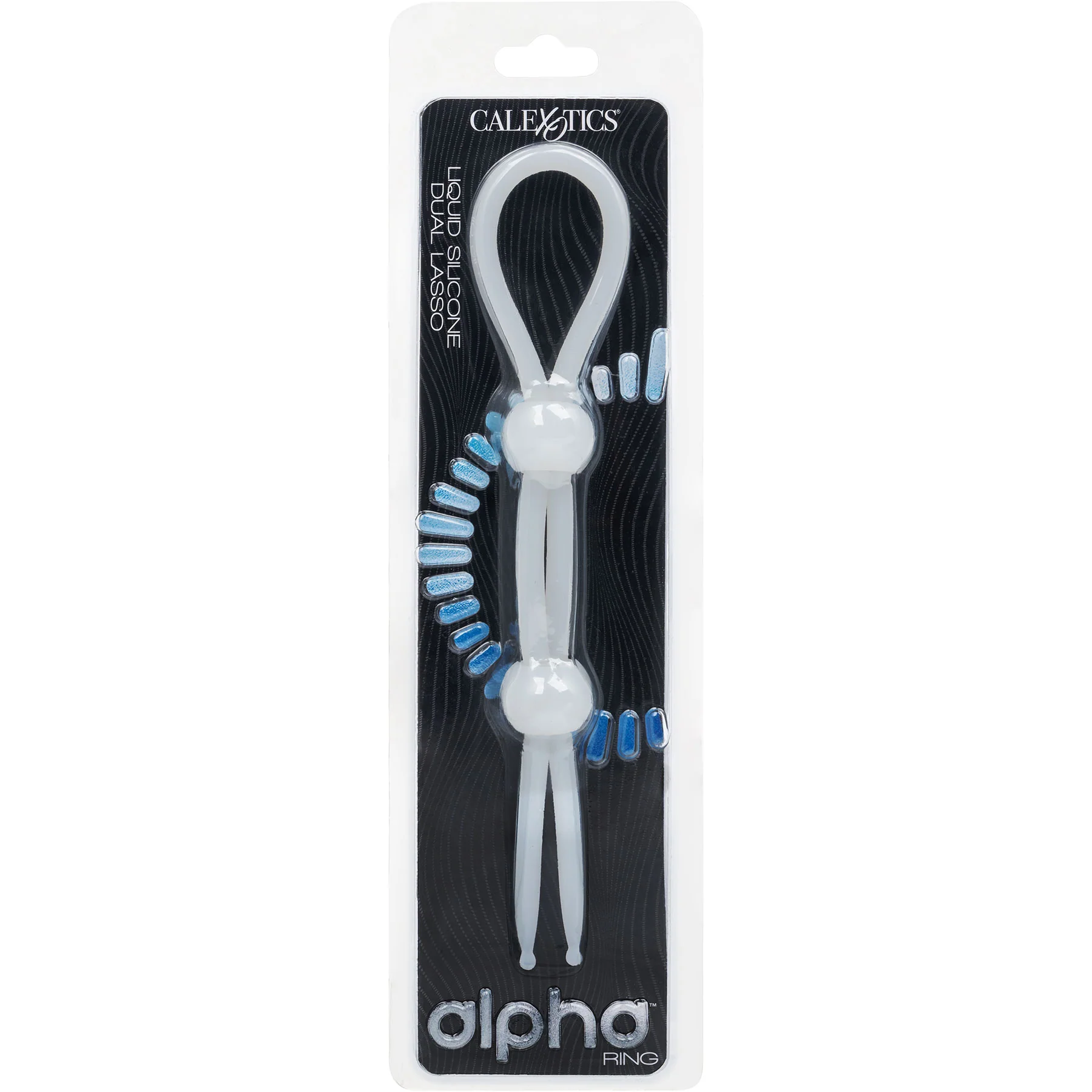 Alpha Liquid Silicone Dual Lasso Cock Ring - Image 12