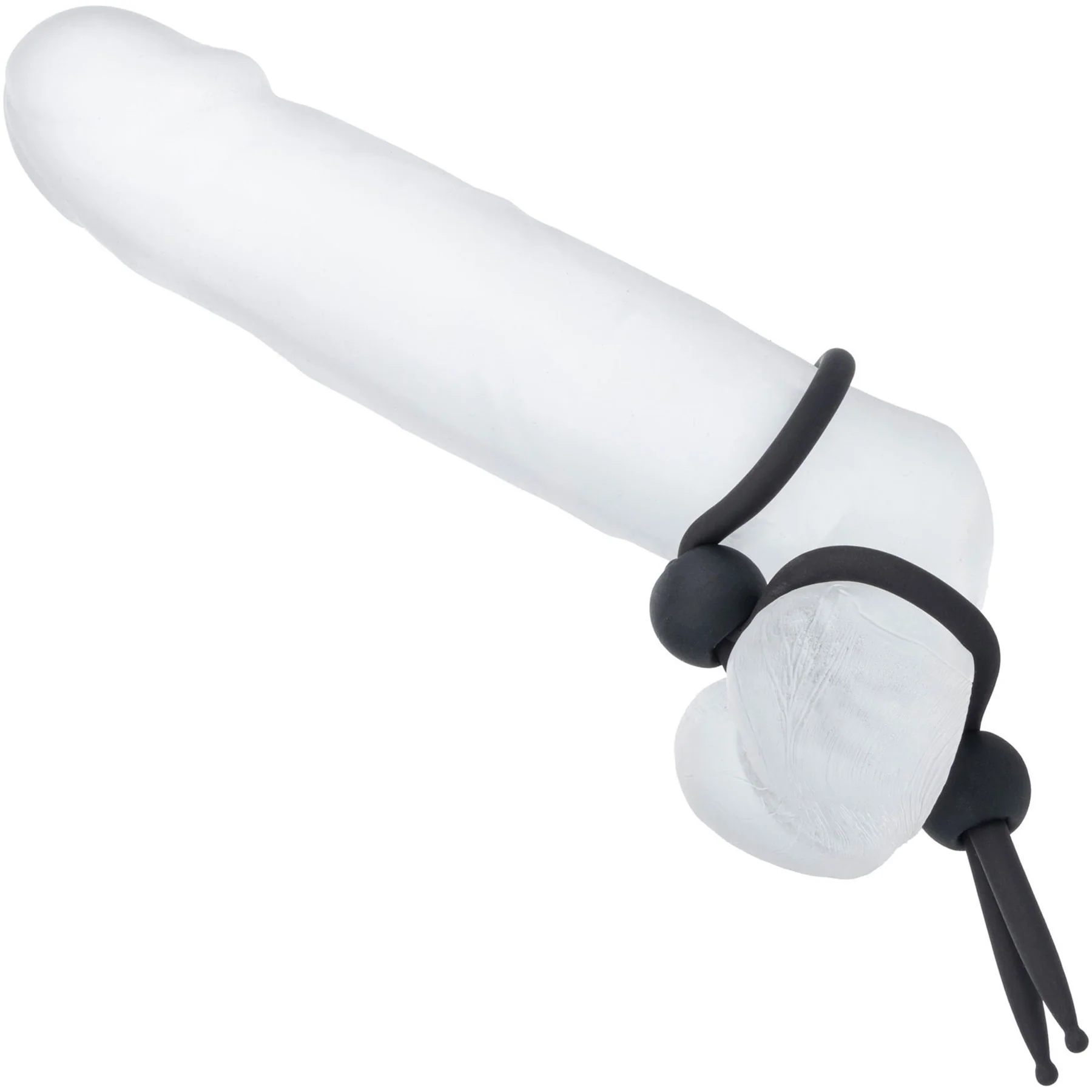Alpha Liquid Silicone Dual Lasso Cock Ring - Image 2
