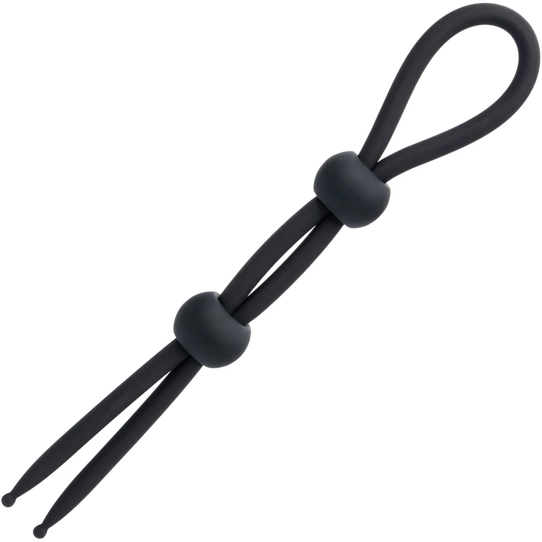 Alpha Liquid Silicone Dual Lasso Cock Ring - Image 3