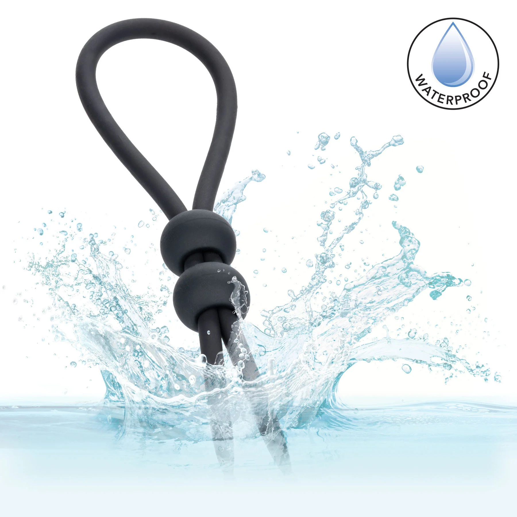 Alpha Liquid Silicone Dual Lasso Cock Ring - Image 4