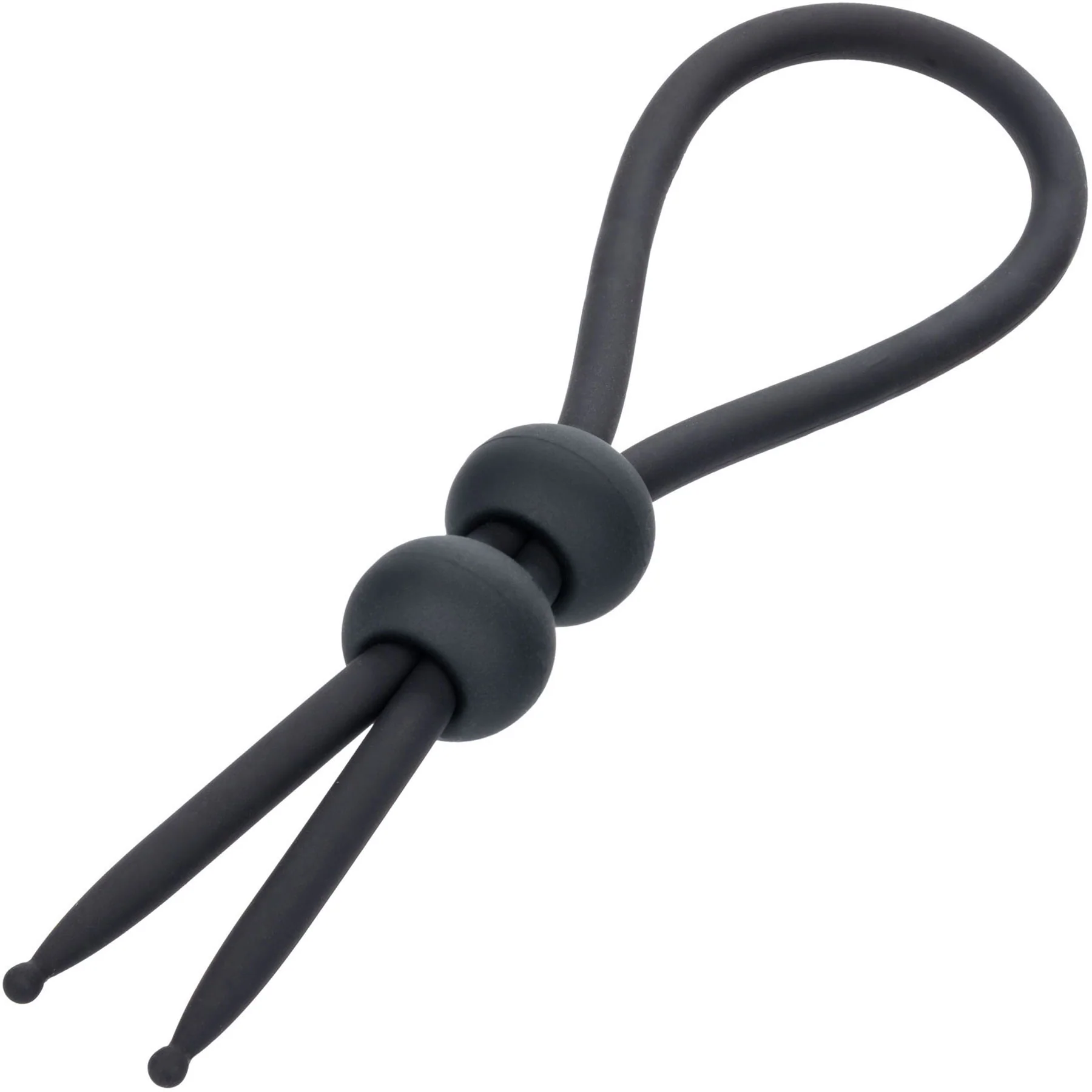 Alpha Liquid Silicone Dual Lasso Cock Ring - Image 5