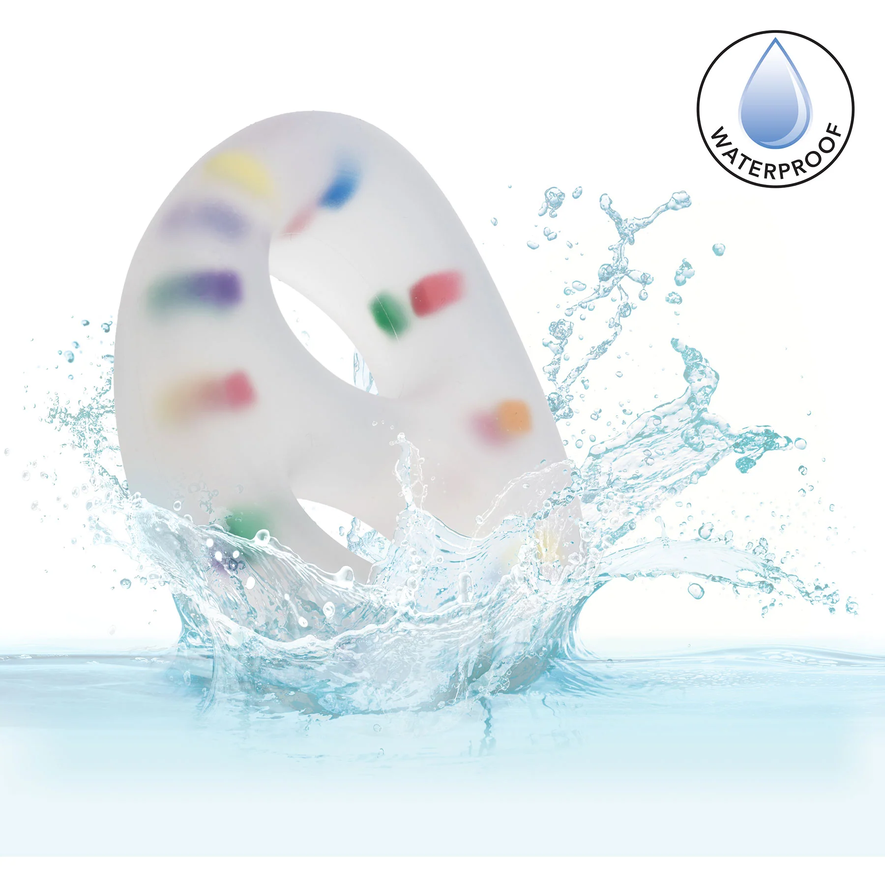Alpha Liquid Silicone Dual Party Cock Ring - Image 4