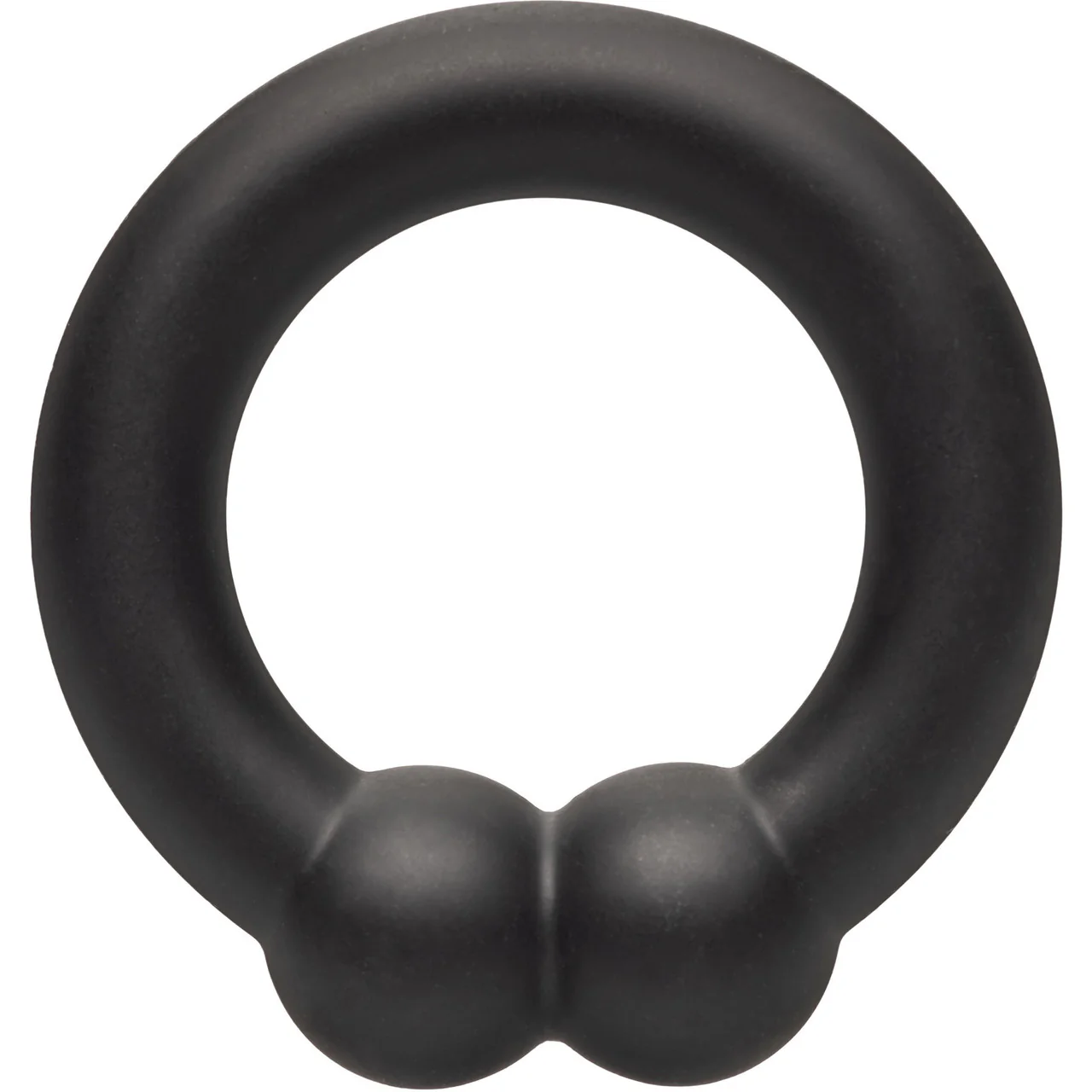 Alpha Liquid Silicone Muscle Cock Ring By CalExotics - Black