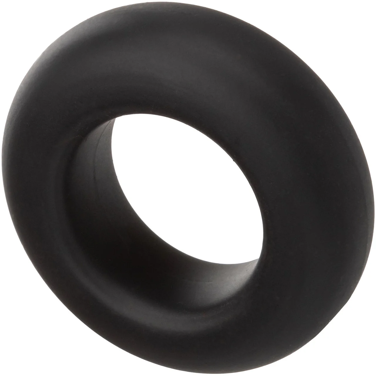 Alpha Liquid Silicone Prolong 2 Piece Cock Ring Set By CalExotics - Black & Gray - Image 9