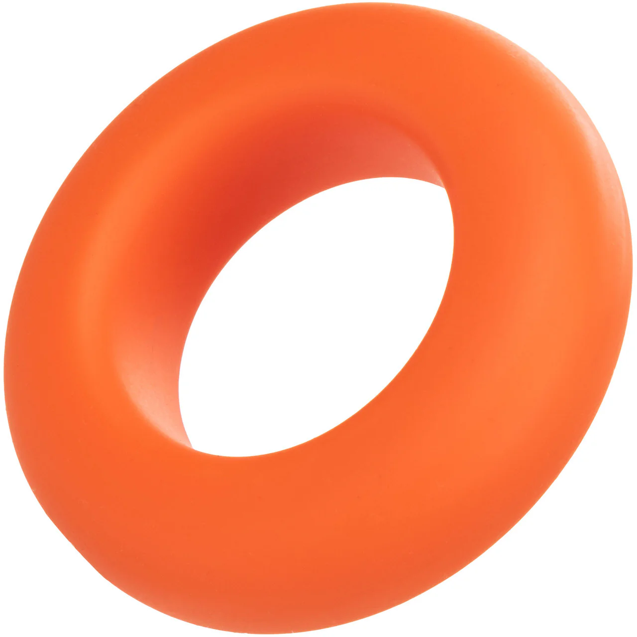 Alpha Liquid Silicone Prolong Large Cock Ring By CalExotics - Orange - Image 5