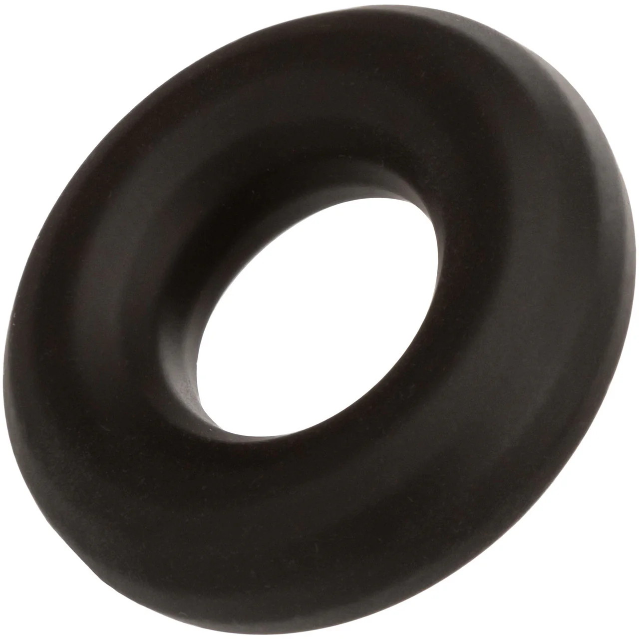 Alpha Liquid Silicone Prolong Medium Cock Ring By CalExotics - Black - Image 3