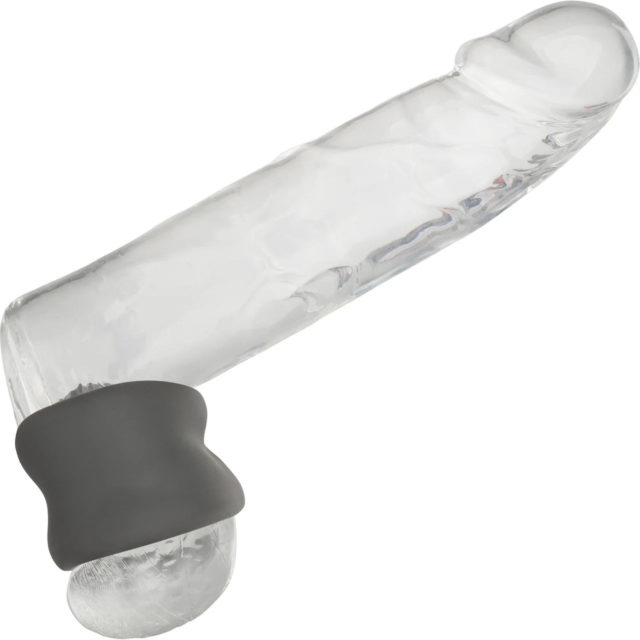 Alpha Liquid Silicone Scrotum Ring By CalExotics - Gray - Image 2