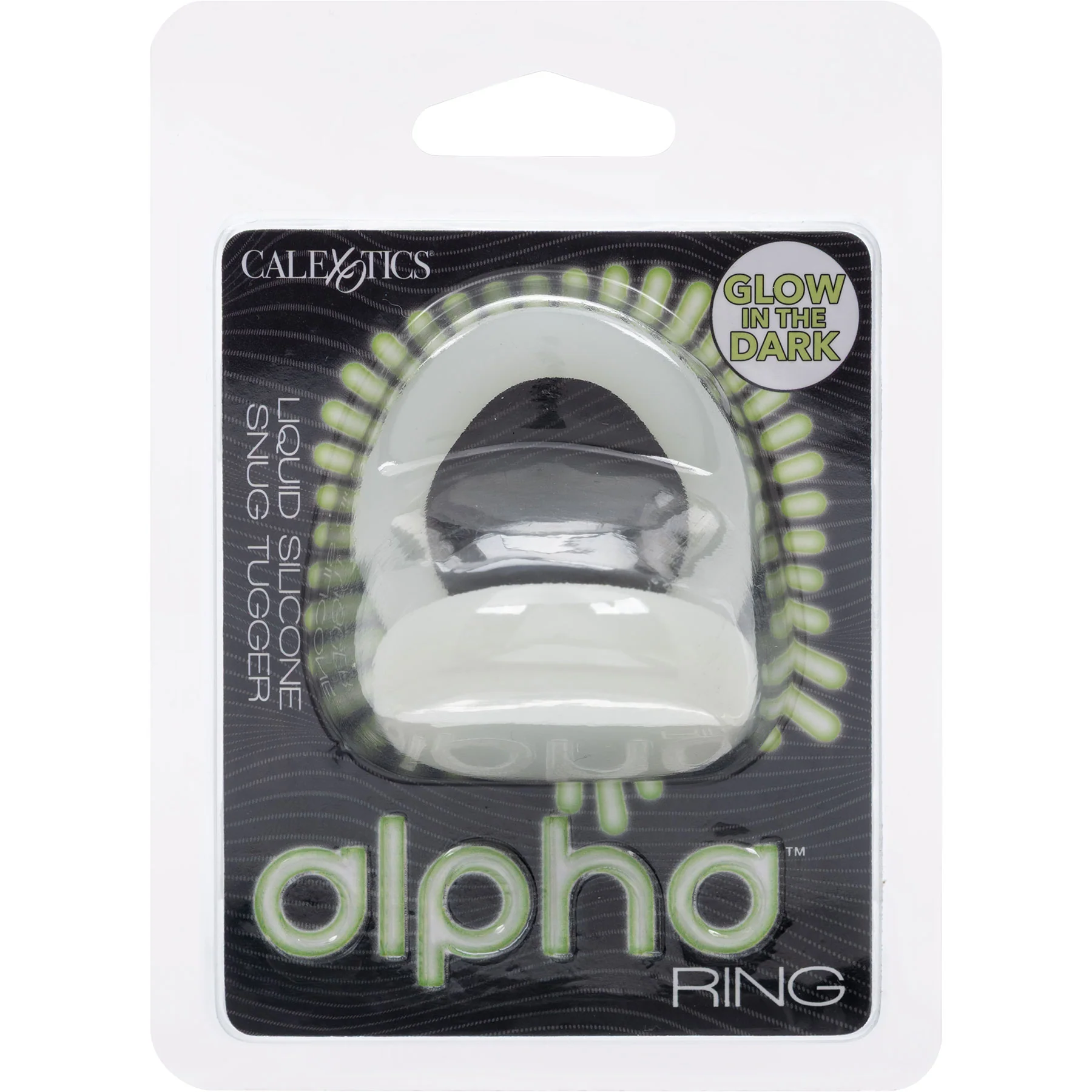 Alpha Liquid Silicone Snug Tugger Cock Ring - Image 12