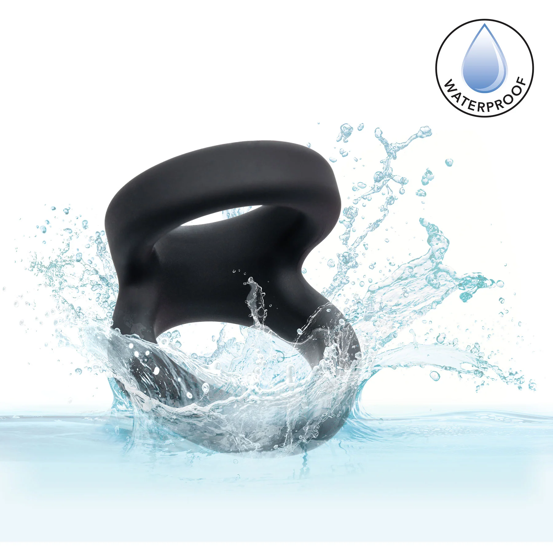 Alpha Liquid Silicone Snug Tugger Cock Ring - Image 4