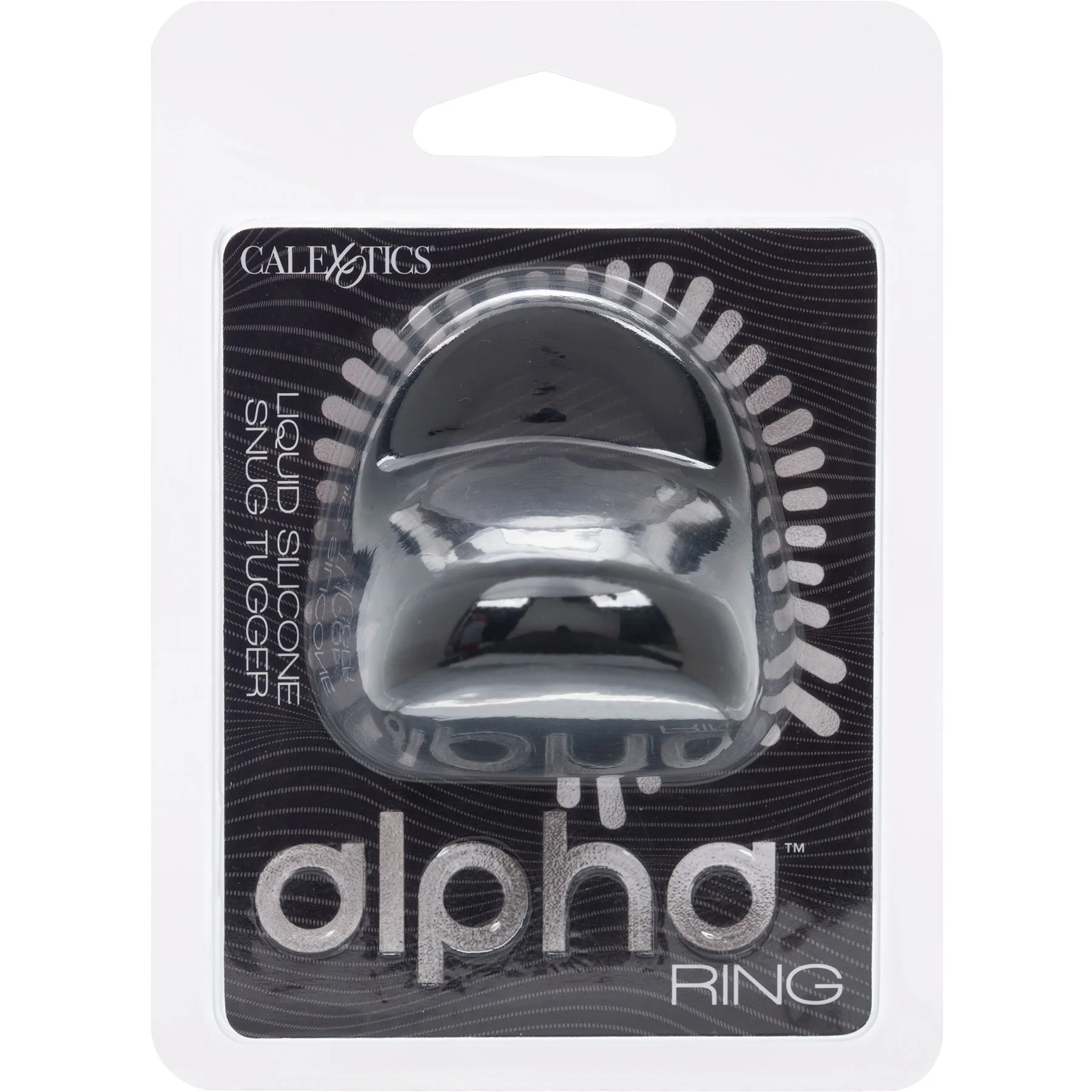 Alpha Liquid Silicone Snug Tugger Cock Ring - Image 6