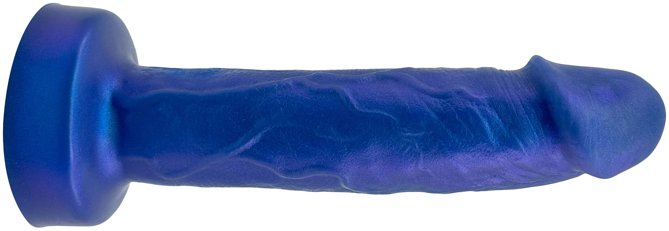 Amante Triple Density Premium 8.5" Silicone Dildo By Uberrime - Color Shift Blue - Image 7