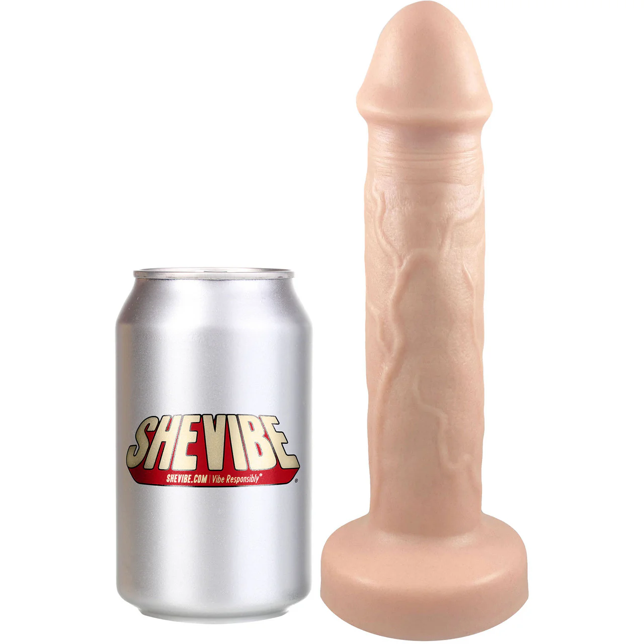 Amante Triple Density Premium 8.5" Silicone Dildo By Uberrime - Vanilla - Image 6