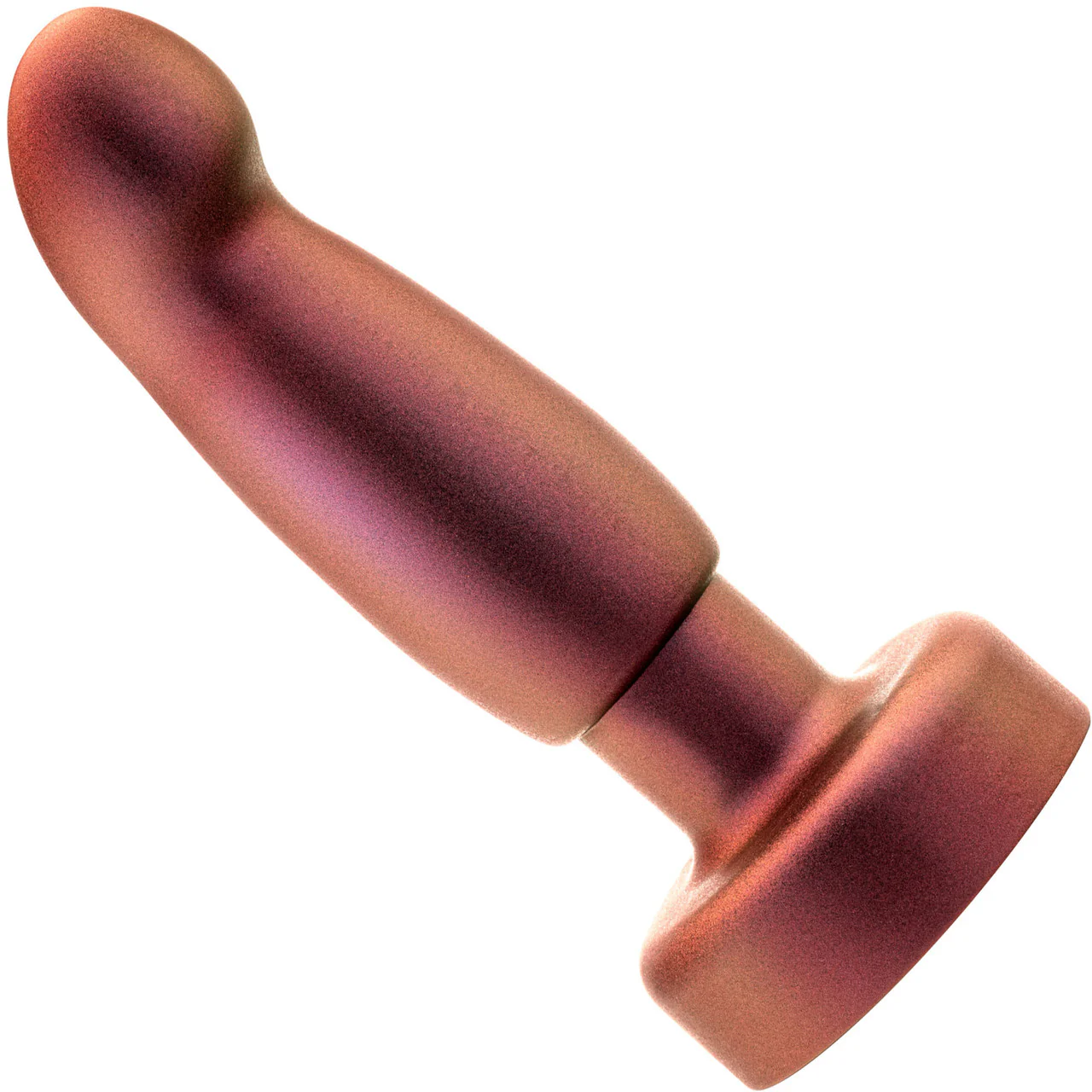 Anal Adventures Matrix Bionic Silicone Vibrating, Gyrating, Rotating Remote Butt Plug By Blush - Cosmic Copper - Image 2