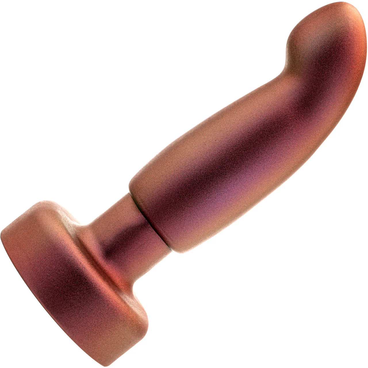 Anal Adventures Matrix Bionic Silicone Vibrating, Gyrating, Rotating Remote Butt Plug By Blush - Cosmic Copper - Image 3
